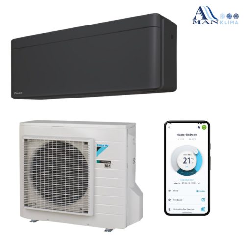 Daikin Stylish Fekete Klíma szett